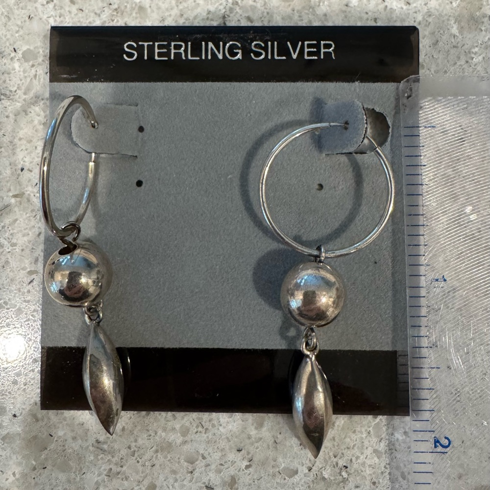 Sterling Silver Hoop Earrings
